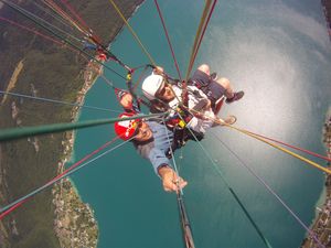 Vol biplace en parapente sur Annecy